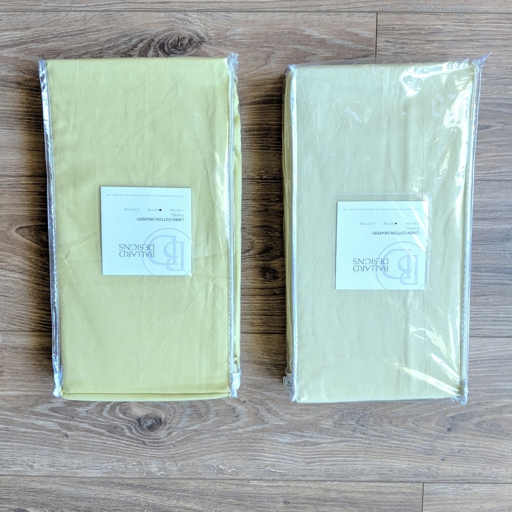 ❌SOLD❌Ballard Design | Linen Drapery Panels